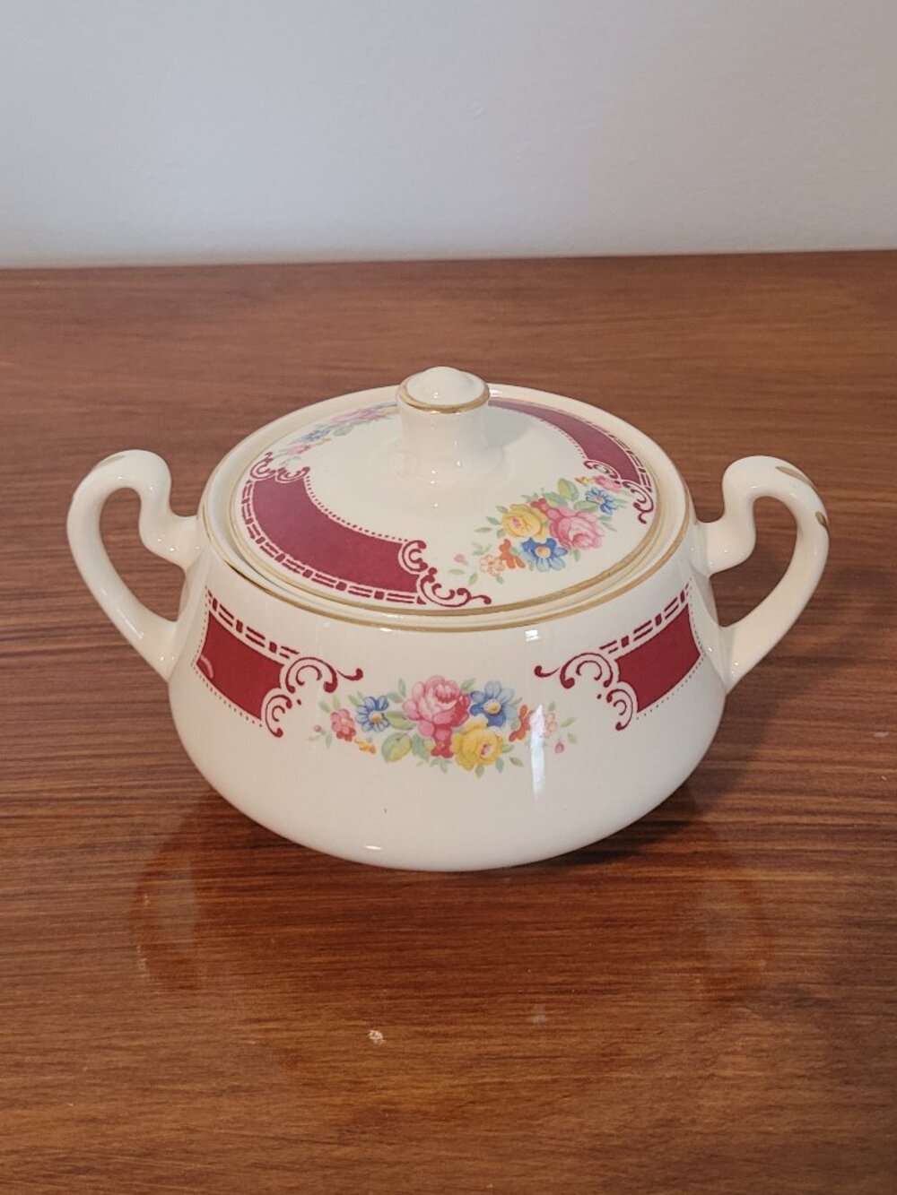 Homer Laughlin Sugar Bowl with Lid